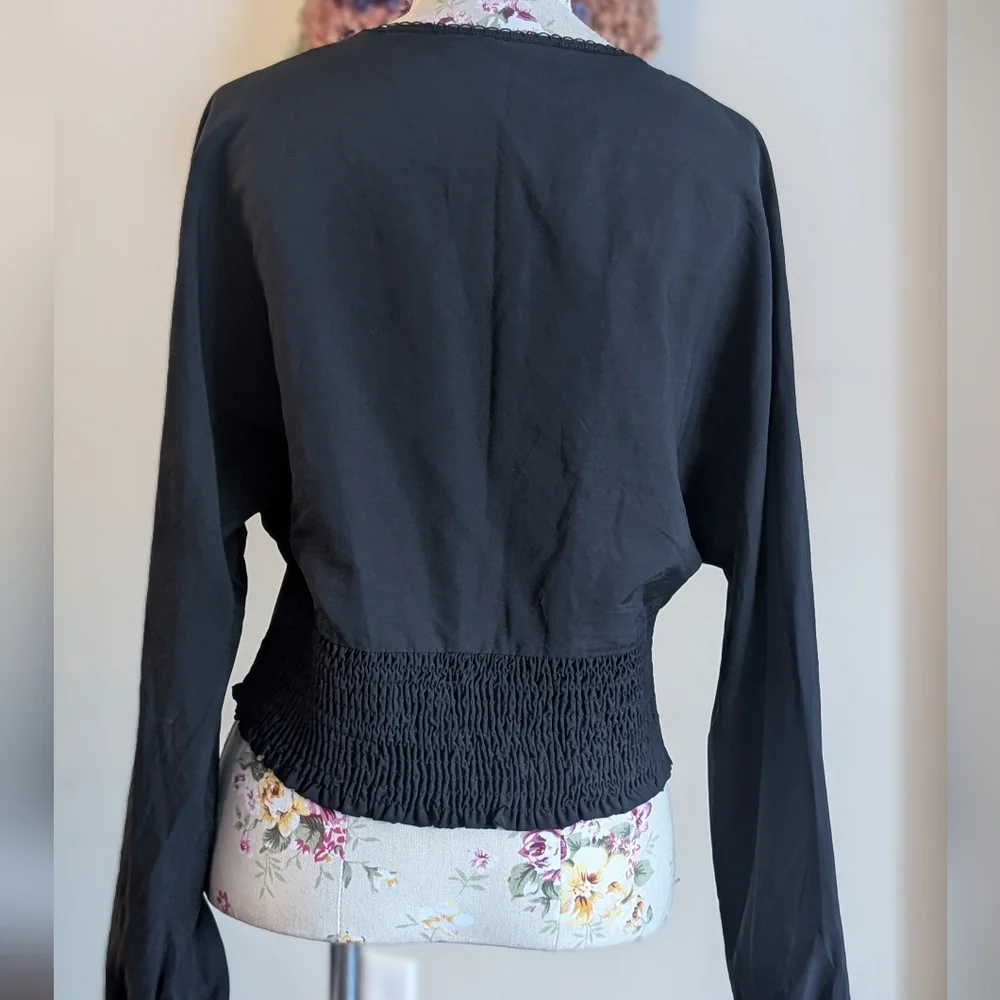 Zara Black Elegant Blouse - Picture 4 of 5